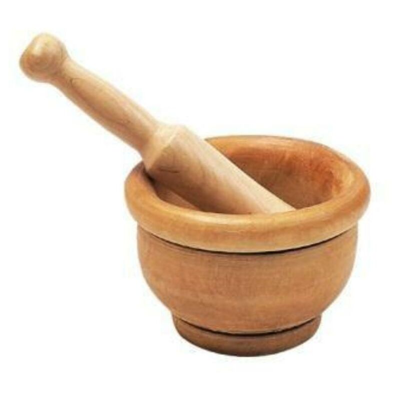 

menaje metaltex mortero madera con maza 12 cms 73830910 - Mibricotienda