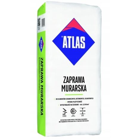 Mortero plástico para albañilería Atlas 25 kg