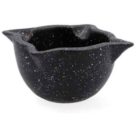 Mortero Quid Ebano Negro loza (13 x 8 cm) 8414793654180 S2702308 Quid