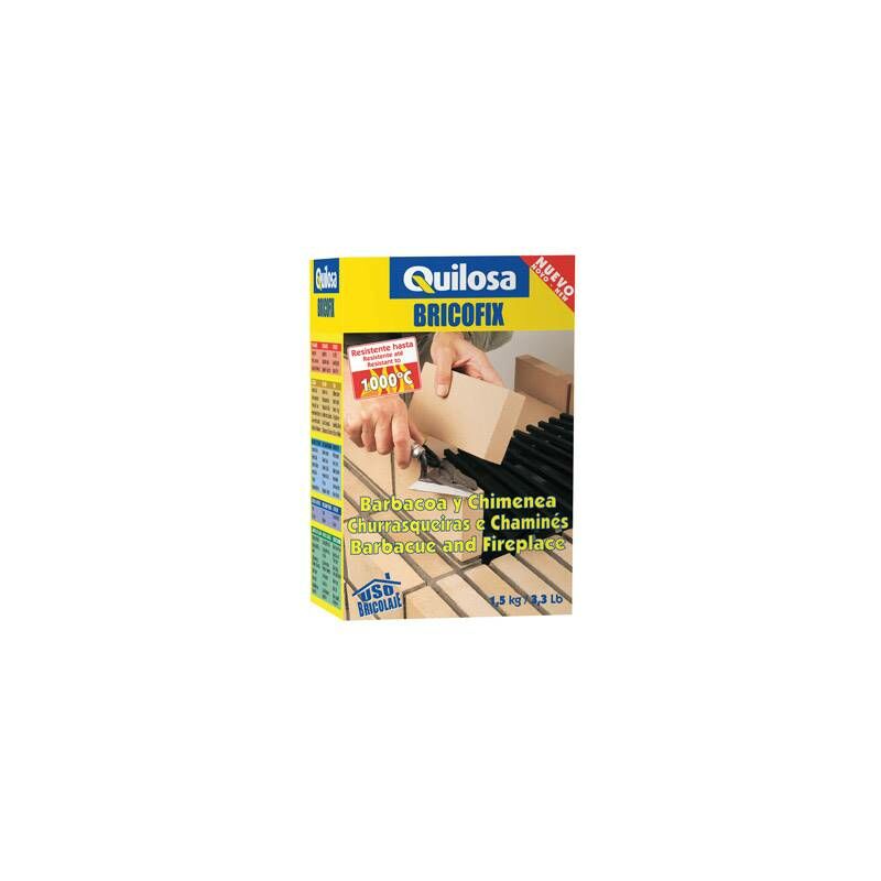 

Mortero Restauracion Refractario 1,5 Kg Barbacoa Bricofix - Quilosa