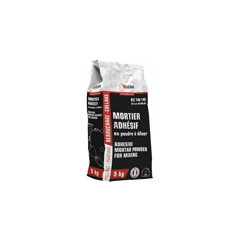 Bizline - mortier adhésif - en poudre - en sac de 5 kg 740148