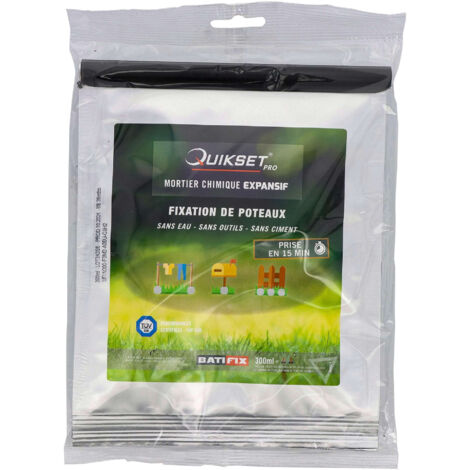 Mortier chimique pour scellement de poteaux - 300 ml - Scellement rapide