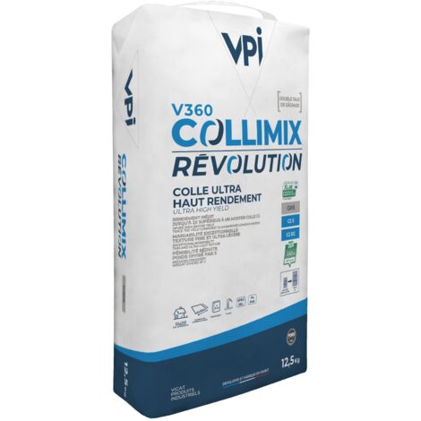 Mortier-colle VPI Collimix Révolution V360 12,5kg – Pour nattes d’étanchéité – Adhérence initiale ≥ 1 MPa – Pour supports variés