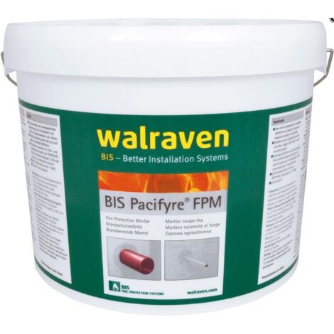 Mortier coupe-feu Walraven Pacifyre FPM (A1 ou MG III) 15 kg