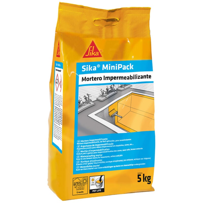 Mortier d'étanchéité Sika minipack 5 kg