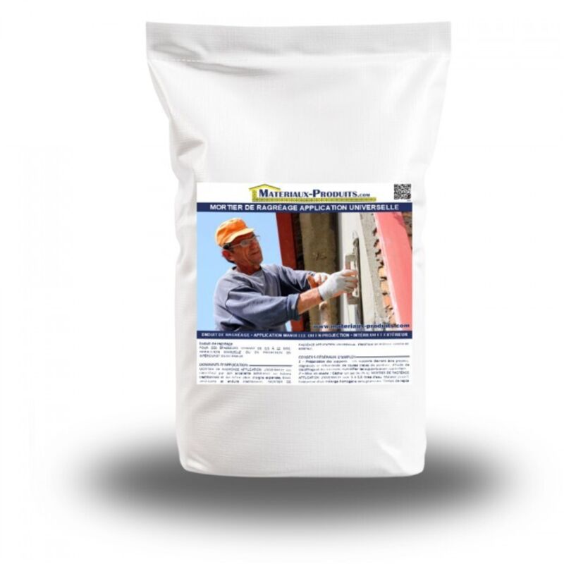 Mortier de ragréage application universelle Blanc - 25 Kg Blanc - MATPRO