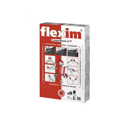 Mortier de toiture Flexim 500 x 100 x 35 mm BWK - paquet de 10 plaquettes - brun foncé - 1000004371
