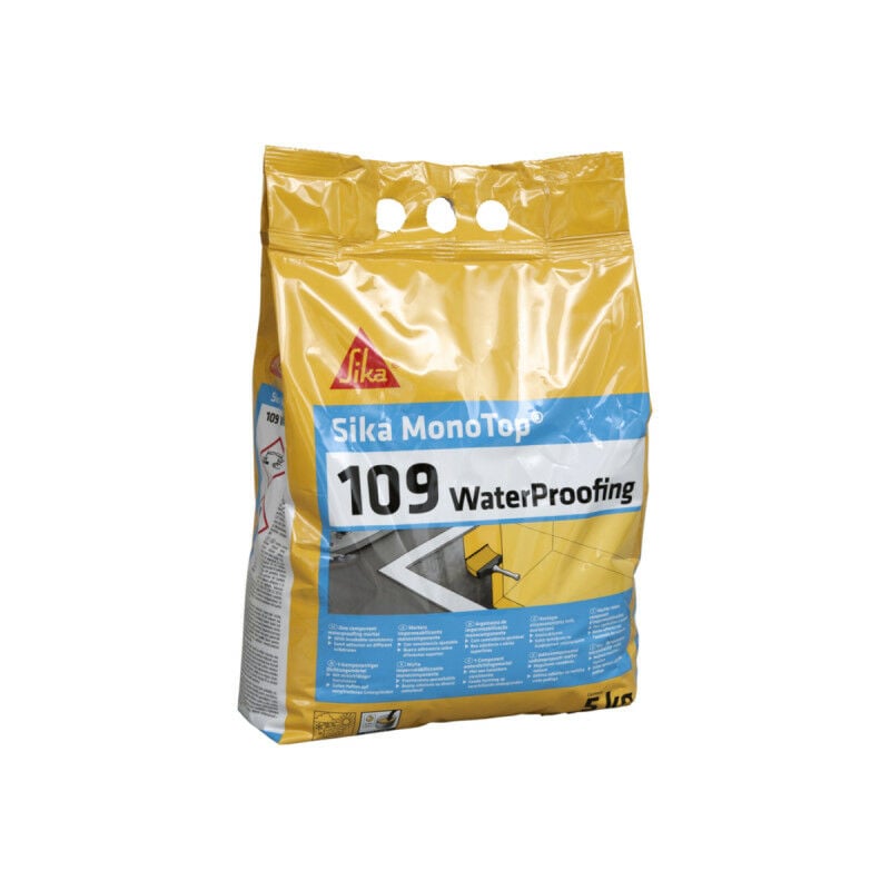 Sika - Mortier d'imperméabilisation Monotop 109 Waterproofing - 5kg