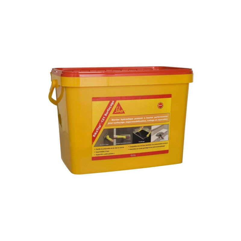 Mortier d'imperméabilisation SIKA SikaTop 121 Surfaçage - Kit 10.7kg