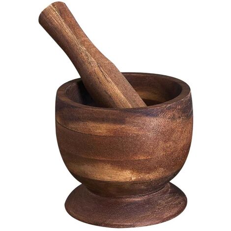 Velaze Mortier et Pilon Cuisine en Granit, pour Epices et Herbes, Diamètre  de 16cm, Emsemble de Mortier, Poli Pierre Naturelle : : Cuisine et  Maison