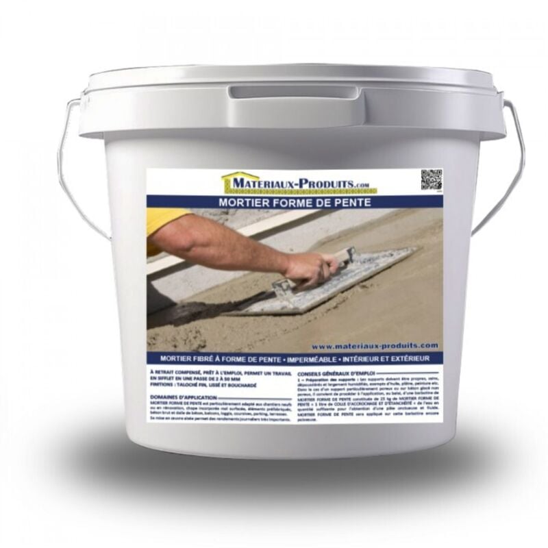 Matpro - Mortier forme de pente - 6 Kg Gris clair