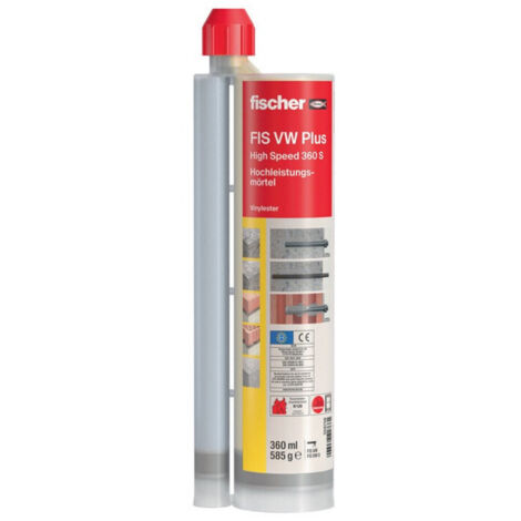 Mortier haute performance FIS VW Plus 1 cartouche 360ml HS 360 S FISCHER