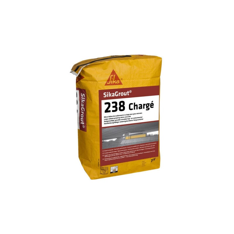 Mortier hydraulique Sika Sika Grout 238 Chargé - 25 kg - Gris