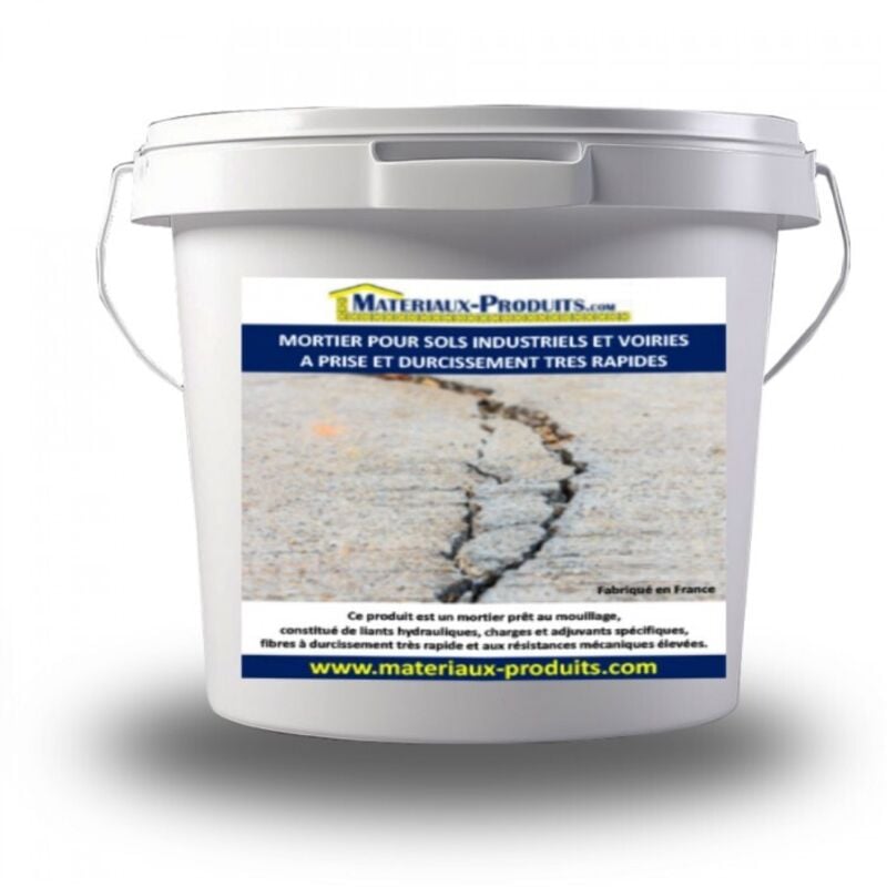 Mortier pour sols industriels et voiries à prise et durcissement très rapide - Pot de 6 kg Gris Matpro