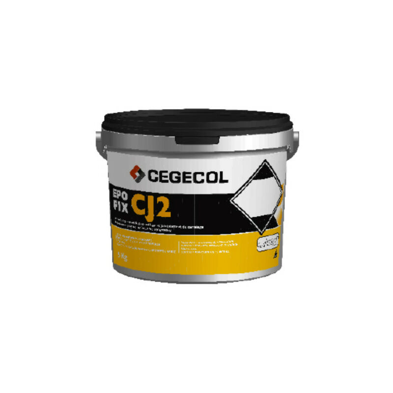 Mortier époxy Cegecol Epofix CJ2 - Collage et joints de carreaux - Blanc - 5kg - 497709