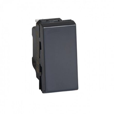 MOSAIC POUSSOIR 6A 1 MODULE ANTHRACITE LEGRAND 079130