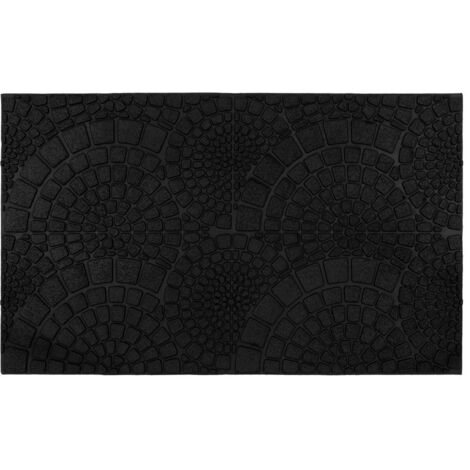 Mosaic Scraper Rubber Doormat, 45x75cm