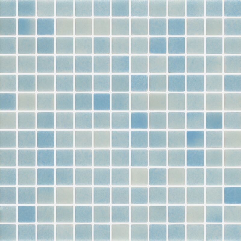 

Mosaico antideslizante Niebla piscina 2,5x2,5 (caja de 2 m2)