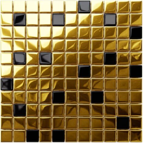Mosaico in vetro su rete per bagno e cucina 30cm x 30cm  - Cleopatra