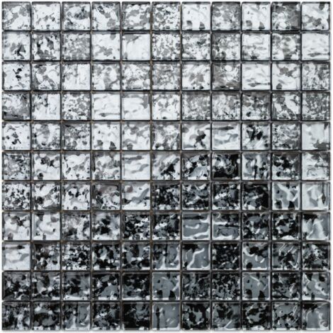 Mosaico in vetro su rete per bagno e cucina 30cm x 30cm  - Salvador Dalì