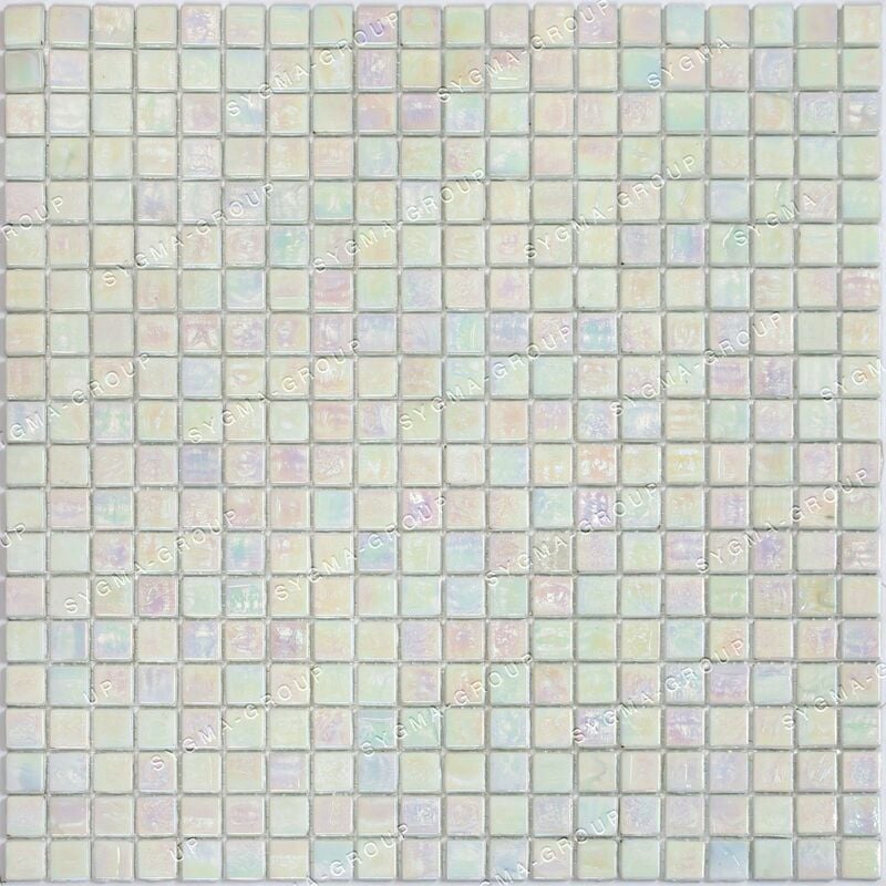 

Sygma Group - mosaico pasta de vidrio pared y suelo Imperial Blanc
