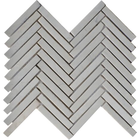 Mosaico per pavimenti e pareti set da 1 m² in Marmo Crema - MANDROS - Crema