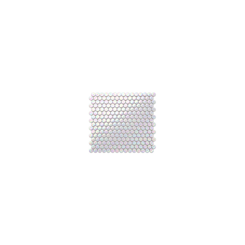 Image of Mosaico su rete per bagno e cucina in ceramica 29.3 x 31.7 cm - White Bubles