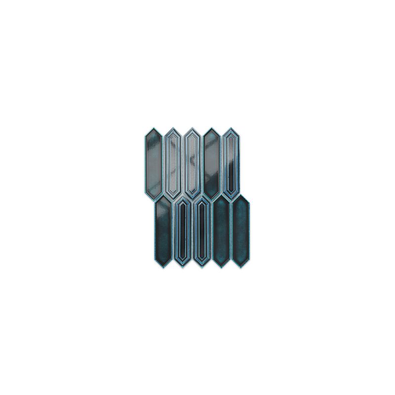 Image of Ilcom - Mosaico su rete per bagno e cucina in ceramica 30,0 x 29,6 cm - Crystal