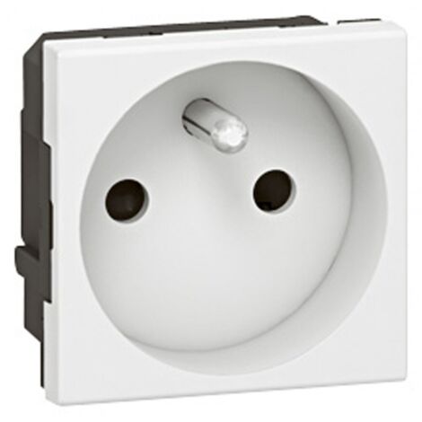 Mosaik-Aufschraub-Schuko-Steckdose, LEGRAND, weiß Legrand