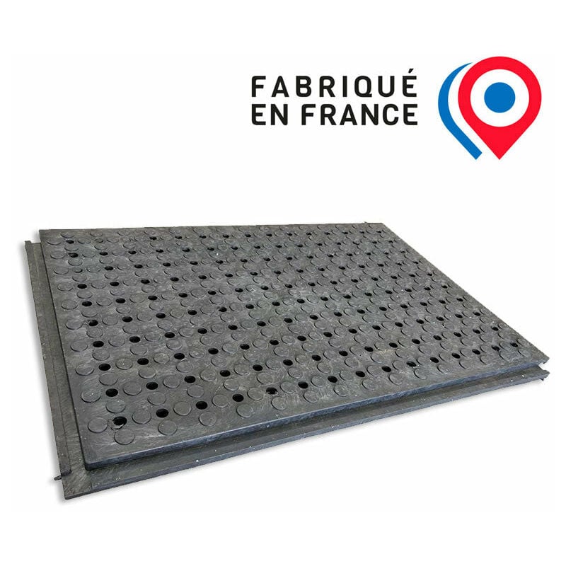 Mosaik Floor - mosaik drain 40® Plaques de Roulage Ajourées pour les sols stabilisés type béton et enrobé. - Anthracite