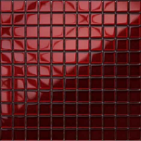 ILCOM Mosaik für Badezimmer Innenküche aus Glas 30 x 30cm - Pomerol wine