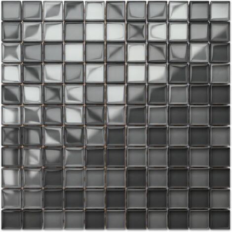 Mosaik für Badezimmer Innenküche aus Glas 30cm x 30 cm - Kafka