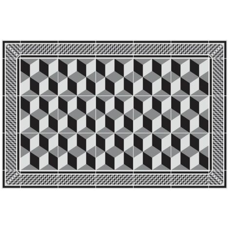 Mosaik-Vinylteppich 50x75