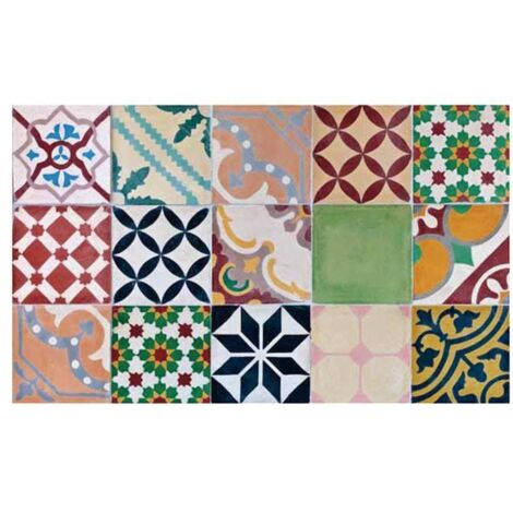 Mosaik-Vinylteppich Farbe 45x75cm