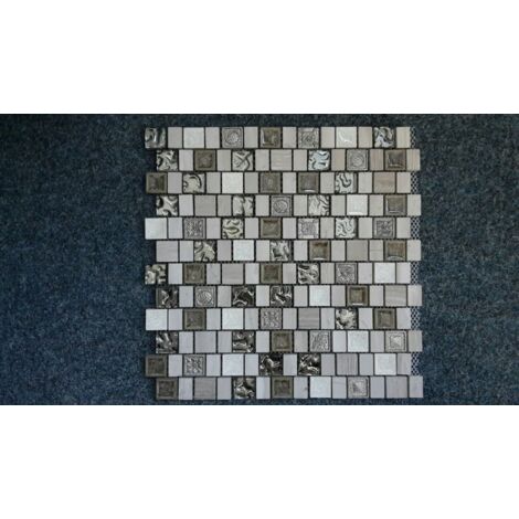 Mosaikfliese Vesta 30 x 30 cm weiß Mosaikfliesen