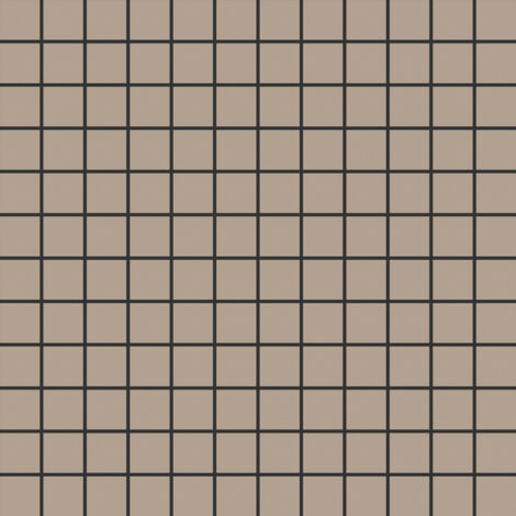 Mosaïque de grès cérame QUADROCOLOR UNI - Beige - - Beige - boîte de m2