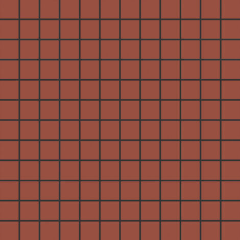 Mosaïque de grès cérame QUADROCOLOR UNI - Red - - Red - boîte de m2