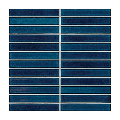 Mosaïque de grès cérame Zen INAX BIYUSAI - Blue  boîte de 1.39 m2  -  Bleu - boîte de 1.39 m2