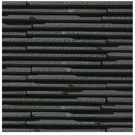 Mosaïque de grès cérame Zen INAX SEKIHA - Black boîte de 0.99 m2 - Noir - boîte de 0.99 m2