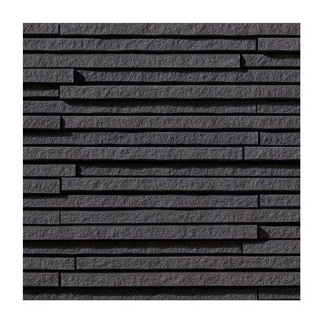 Mosaïque de grès cérame Zen INAX SENTOUSAI - Black boîte de 0.64 m2 - Noir - boîte de 0.64 m2