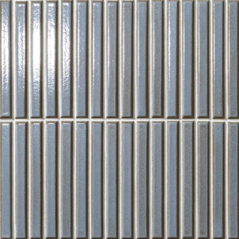 Mosaïque de grès cérame Zen INAX - SUISAI - Bleu (blue)  boîte de  m2  -  Bleu - boîte de  m2