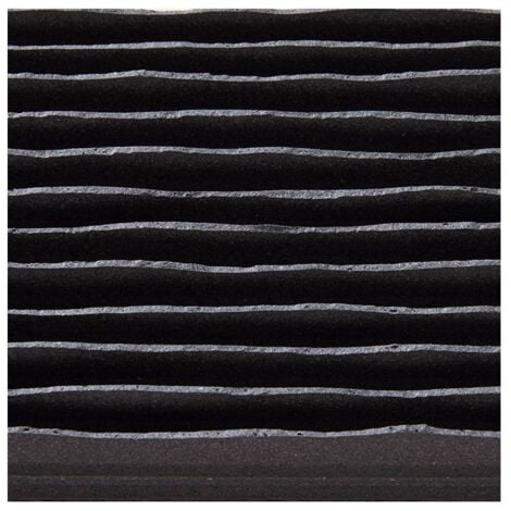 Mosaïque de grès cérame Zen INAX TOUJURIN - Black  boîte de 0.29 m2  -  Noir - boîte de 0.29 m2