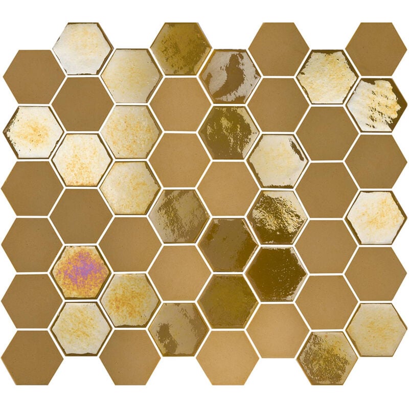 Mosaïque de pâte de verre valencia