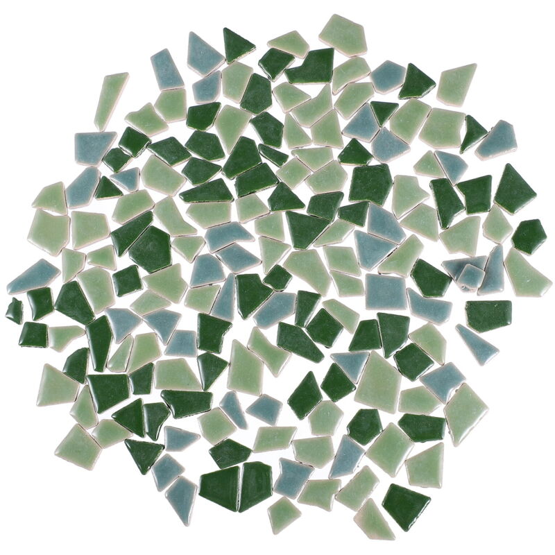 Mosaïque en céramique émaillée de petite taille, carreaux de céramique aux couleurs vives, cadre photo de jardin, mini 200