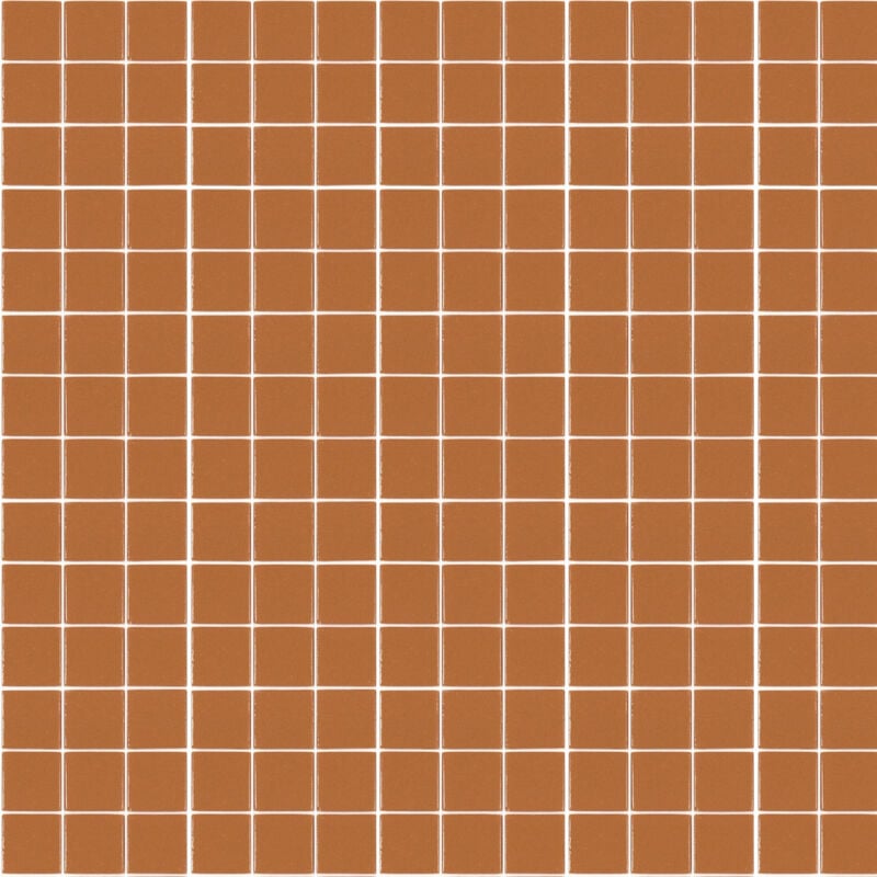 Mosaïque pâte de verre unicolor carré 2.3x2.3cm