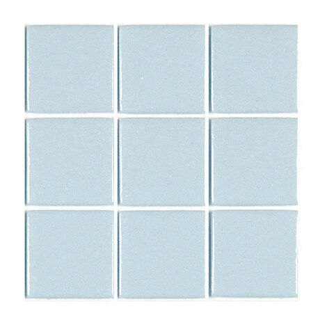 Mosaïque pâte de verre UNICOLOR CARRÉ 3.8x3.8cm couleur : 315 Satiné boite de 1.54 m2 - voir nuancier, beaucoup de couleurs sont disponibles) couleur