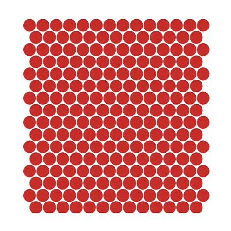Mosaïque pâte de verre UNICOLOR ROND Ø2.3cm couleur : 176 Anti-dérapant Classe 3 boite de 2 m2 - voir nuancier, beaucoup de couleurs sont disponibles
