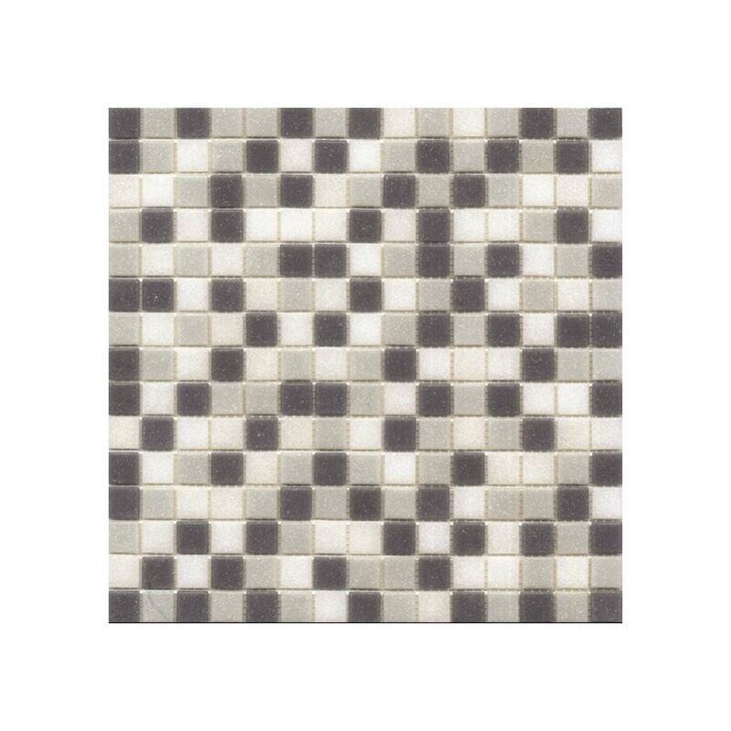 Mosaique piscine Mix de Gris bleuté GREY 32.7x32.7 cm - 2.14m²