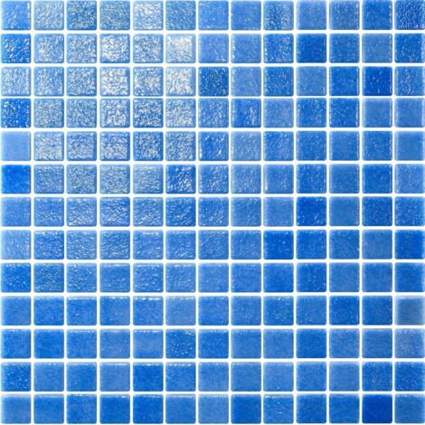 Mosaique piscine niebla azul 2,5x2,5 (carton de 2 m2)