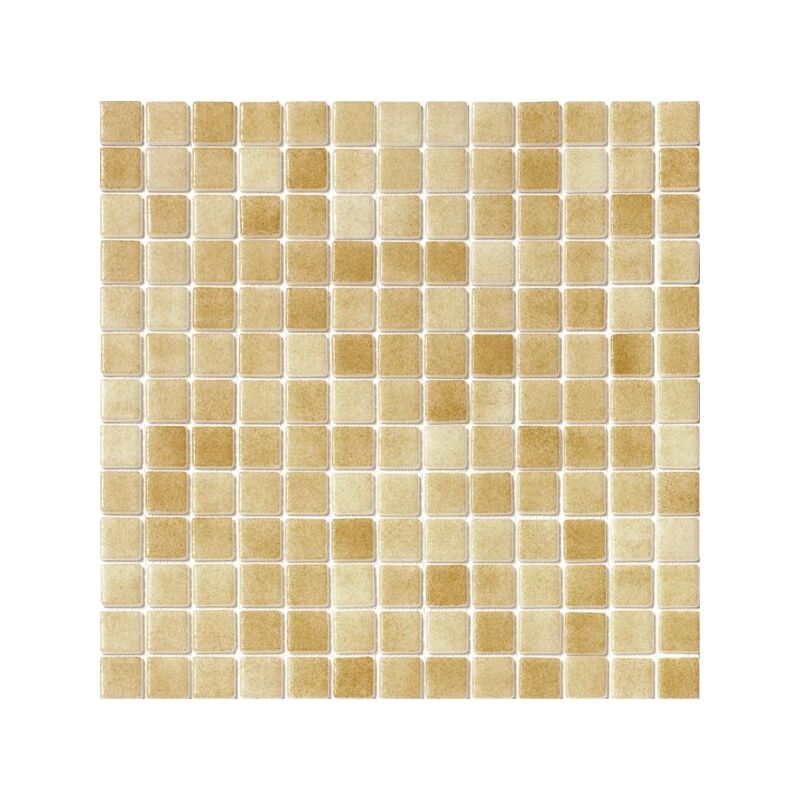 Mosaique pisc e Nieve beige ocre orangé 3008 31.6x31.6 cm - 2 m² - IN